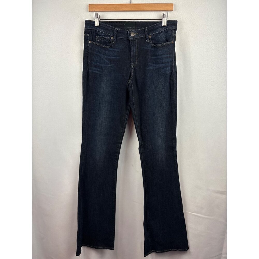 Women’s Denimocracy Size 31 Dark Wash Blue Bootcut Jeans